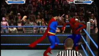 Spiderman vs Superman First Blood Match Part 1 [upl. by Eentirb]