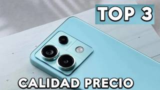 TOP 3 TELEFONOS CALIDAD PRECIO DE 2024 [upl. by Arraeis914]