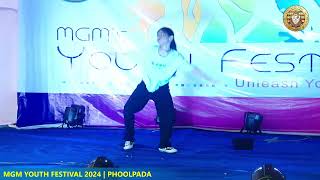 CONTESTANT 22  SOLO DANCE COMPETITION AGE GROUP 1012  MGM YOUTH FESTIVAL 2024  PHOOLPADA [upl. by Annahsar]