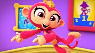 Fingerlings Tales  Bella The Monkey Jumps Really High  Kids Cartoons [upl. by Regan558]