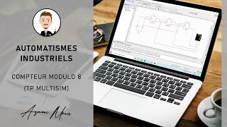 Automatismes industriels – Compteur modulo 8 MultiSim [upl. by Zamir416]