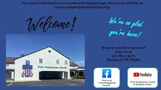 First Presbyterian Church of Rockport Texas is Live [upl. by Pollack543]