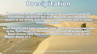 DESERTS CHARACTERISTICS [upl. by Seys]