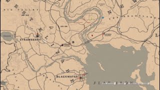 RDO Treasure Map Glitch  Bards Crossing [upl. by Lockwood422]