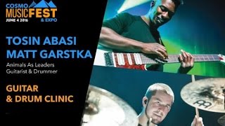 Tosin Abasai and Matt Garstka  Animals as Leaders  Guitar and Drum Clinic highlights [upl. by Martie680]