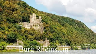 Großer Rundgang Burg Rheinstein Burg Voitsberg oder Vaitzburg genannt ist eine Spornburg am Rhein [upl. by Aissat]