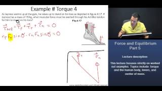 MCAT Force and Equilibrium Worked Example  Finding Muscular Force [upl. by Nierman]