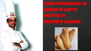 Come fare le Lingue di gatto ricetta [upl. by Inod838]