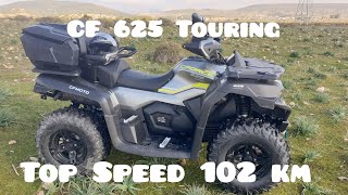 CF MOTO CFORCE 625 TOURİNG TOP SPEED [upl. by Anaik132]