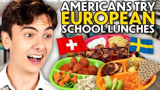 Americans Try European School Lunches 2 France Sweden Portugal [upl. by Eyatnod]