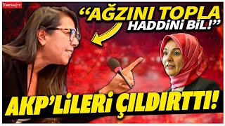 Sera Kadıgil AKPlileri Çıldırttı Tartışma Çıktı quotAğzını Topla Sen Haddini Bilquot [upl. by Airelav]