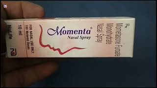 Momenta Nasal Spray  Mometasone Furoate Monohydrate Nasal Spray  Momenta Nasal Spray Uses Benefits [upl. by Aynotan]