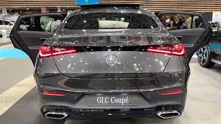 New MERCEDES GLC Coupe 2024  PRACTICALITY test amp TRUNK SPACE GLC 300 e 4MATIC [upl. by Tybalt]