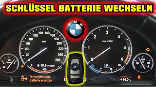 BMW F10  F11 Schlüssel Batterie Wechseln [upl. by Donell]