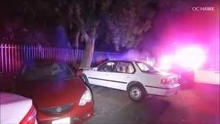 Anaheim Pursuit end in Placentia with crash [upl. by Hildebrandt]