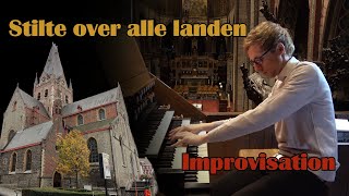 Improvisatie  Stilte over alle landen  Gert van Hoef  St Bartholomeus Church Geraardsbergen [upl. by Moritz921]