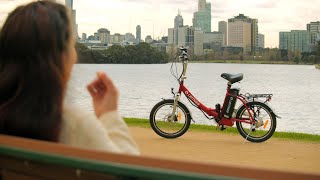 Leitner Australia  Libelle StepThru Electric Folding Bike [upl. by Adranoel]