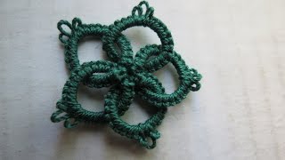 Needle Tatting Interlock Rings [upl. by Tu]