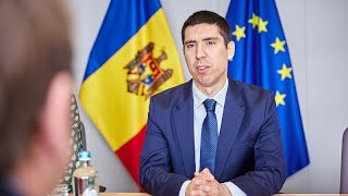 Moldova külügyminisztere szerint az orosz törekvések ellenére országa halad az európai úton [upl. by Terrej]