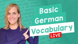 Learn Basic German A1 Vocabulary for TELC amp GOETHE [upl. by Leivad706]