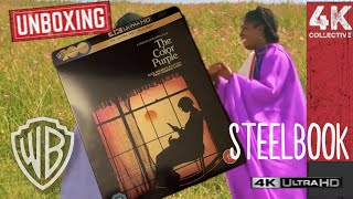 The Color Purple 4K UltraHD Bluray steelbook unboxing [upl. by Kcinom]