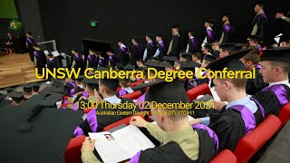 UNSW Canberra degree conferral 2021 [upl. by Filiano]