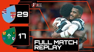 Fiji went BACK TO BACK in France  2022 Toulouse World Rugby Sevens Series Final [upl. by Alegnave]