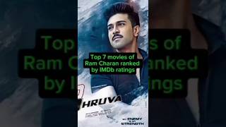 Top 7 movies of Ram Charan ranked by IMDb ratingsshorts ytshorts tksareviews ramcharan movie [upl. by Aritak842]