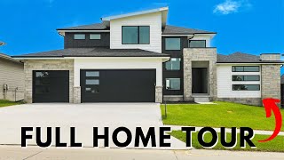 TOUR THIS STUNNING HOME LOCATED IN ELKHORN NEBRASKA  Hildy Homes  Blue Sage Creek [upl. by Notgnilra]