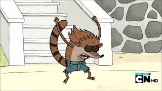 Regular Show  Youre The Best AroundRigby quotPunchesquot His Friends and Destroys The Whole Park [upl. by Ignatzia]