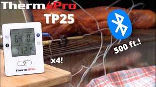 ThermoPro TP25  The Bluetooth Meat Thermometer With ALL The Probes and ALL The Range [upl. by Maurey]