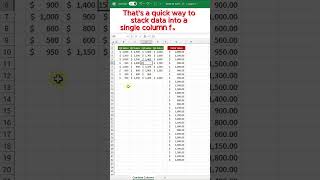 Excel Tricks Combine Columns in seconds [upl. by Nomar]