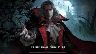 Dead By Daylight  The Dark Lord Dracula Voice Lines With File Names [upl. by Andrus175]