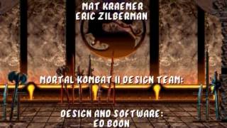 Mortal Kombat 2  Saturn  Credits [upl. by Aileno]