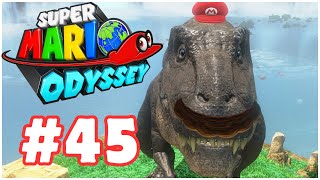 Dino kingdom complete  Super Mario Odyssey Gamas Adventures  part 45 [upl. by Ranite]