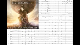 Civilization VI  Main Theme Sogno di Volare The Dream of Flight Sheet Music [upl. by Dareen]