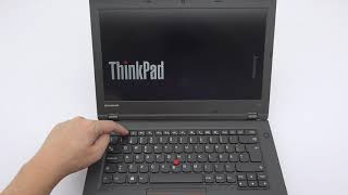 How to enter BIOS on Lenovo ThinkPad L440 4K [upl. by Alesandrini]