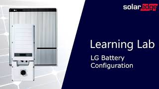 StorEdge Configuring LG Chem Battery [upl. by Akiehsal]