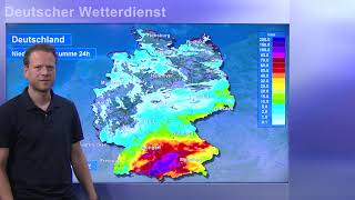 01062024 Unwetterwarnung  Deutscher Wetterdienst DWD [upl. by Zabrina]