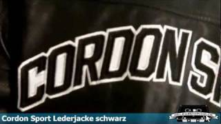 Cordon Sport Lederjacke schwarz Produktansicht  Releasehiphopde [upl. by Anayek48]