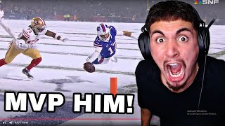 Josh Allen Needs MVP After This Fins Fan Reacts To 49ers vs Bills Highlights  NFL 2024 Week 13 [upl. by Idnam]