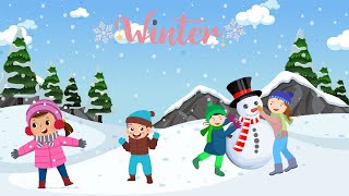 The Seasons Song  Kids Song  Kiddos Academy and play [upl. by Bourn]