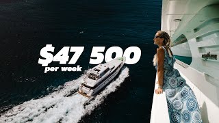 What a 47 500 Per Week Charter Yacht Looks Like  Outta Touch [upl. by Areik]