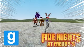 The Fazbears Ultimate NPCS addon pack is AMAZING Garrys Mod [upl. by Ybeloc]