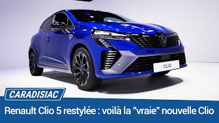 Renault CLIO 5 Restylée 2023  voilà enfin la quotvraiequot nouvelle Clio [upl. by Herald681]