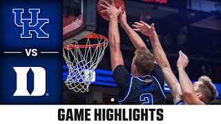 Duke vs Kentucky Game Highlights  202425 ACC Mens Basketball [upl. by Joost865]