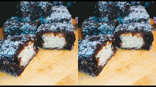 How to make Chocolate lamingtons without oven [upl. by Let]