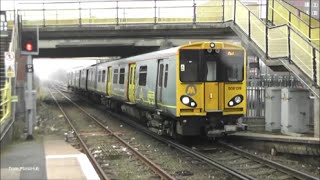 Trains at Helsby amp Ellesmere Port  Merseyrail  200315 [upl. by Carolus834]