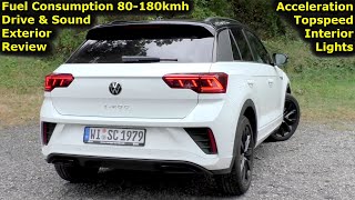 2024 Volkswagen TRoc 15 TSI RLine 150 PS  Test Drive amp Real Fuel Consumption Review [upl. by Sorce322]