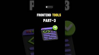 Frontend tools PART 3🧑‍💻 codewithimraan coding shorts frontenddeveloper [upl. by Akimrehs]